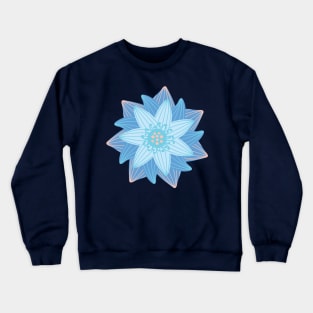 ENLIGHTENED Lotus Flower Japanese Zen Yoga Enlightenment Meditation - UnBlink Studio by Jackie Tahara Crewneck Sweatshirt